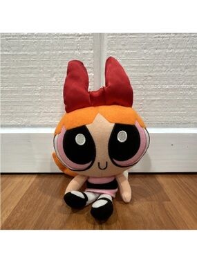 Cartoon Network Plush with Orange Hair and Pink-Black Outfit